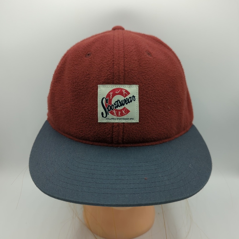 Columbia Sportswear Bugaboo Maroon Fleece Throwback Logo Unisex One Size Hat Cap
